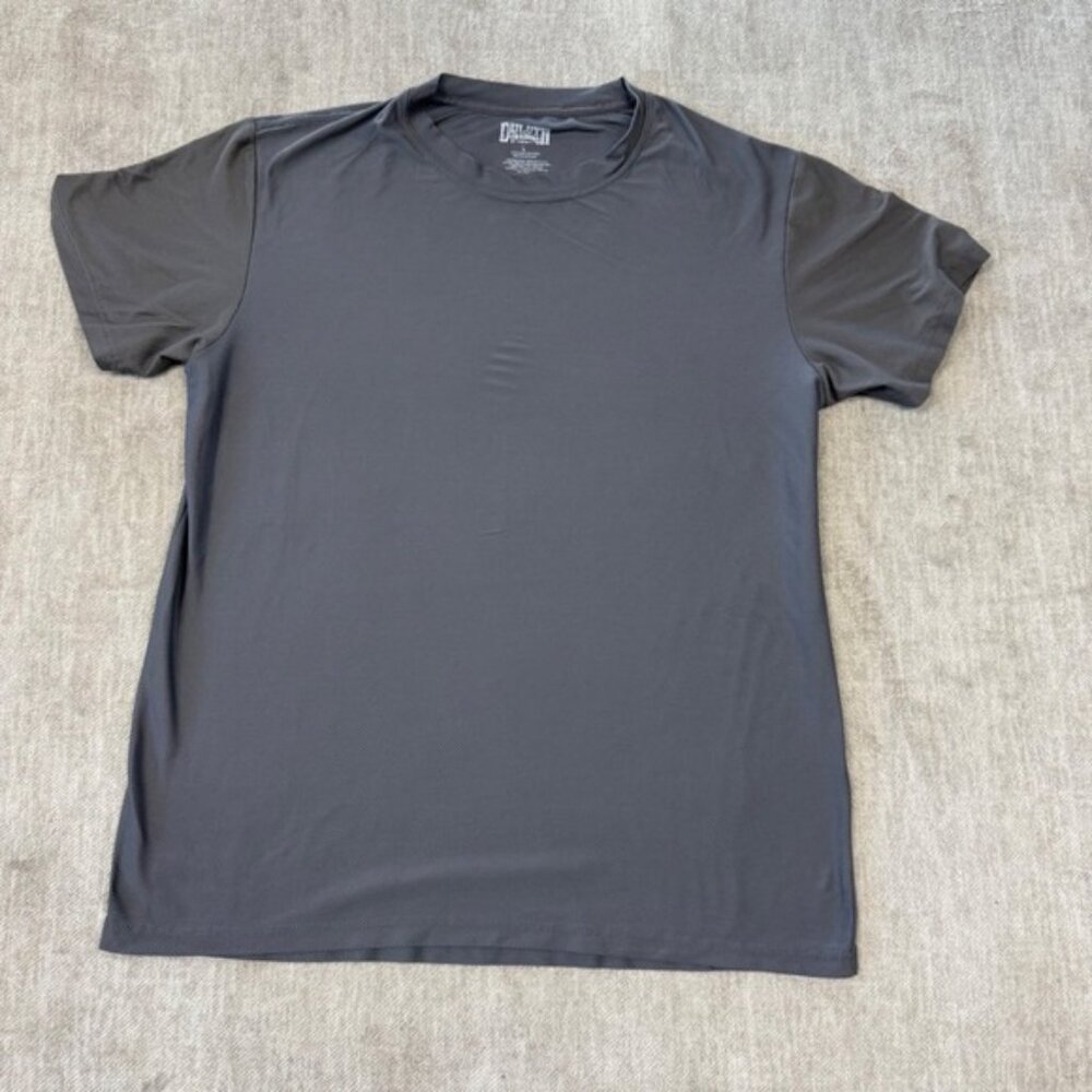 Duluth Trading Co Armachillo Cooling T-Shirt Mens Large Gray Performance 63506